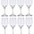 Multipurpose Wine, Drinking Glass-DS1, Pack Of 8, 200 Ml, Transparent