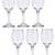 Multipurpose Wine, Drinking Glass-DS1, Pack Of 8, 200 Ml, Transparent