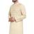 Beige hand woven cotton men-kurtas