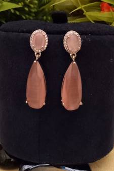 Pink earrings