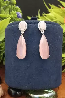 Pink earrings