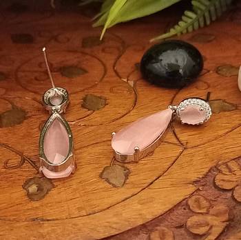 Pink earrings 3