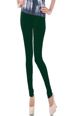 Multicolor plain cotton leggings 5