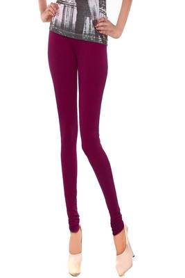 Multicolor plain cotton leggings 3