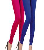 Multicolor plain cotton leggings