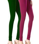 Multicolor plain cotton leggings