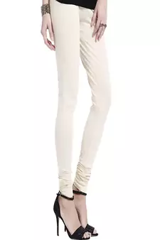 Multicolor plain cotton leggings