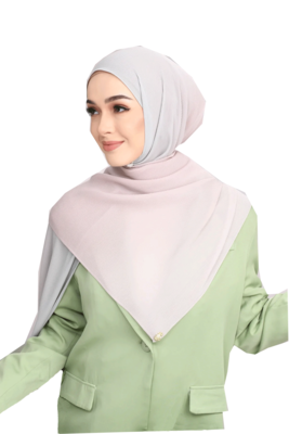 JSDC Islamic Wear Crush Chiffon Ombre Printed Women Hijab Dupatta (78 * 28) 1