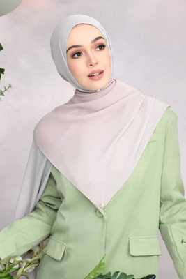 JSDC Islamic Wear Crush Chiffon Ombre Printed Women Hijab Dupatta (78 * 28) 4