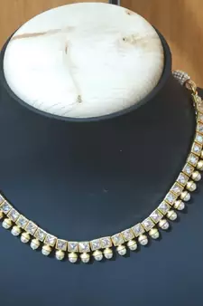 White agate necklaces