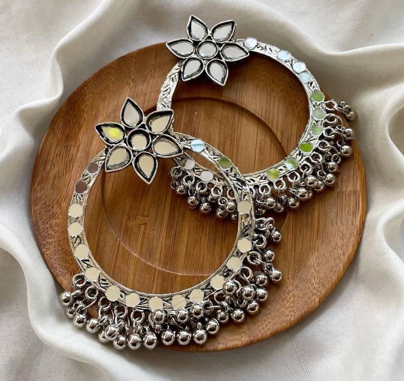 Oxidized Earrings,Silver Earrings,Indian Jewelry,Boho Jewelry,Big