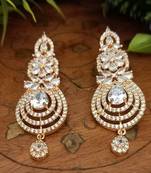White earrings