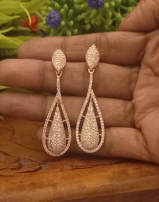 Copper earrings 2