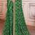Green Brasso Printed Saree With Blouse