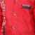 Red printed cotton boys-kurta-pyjama