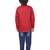Red printed cotton boys-kurta-pyjama