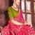 Red Brasso Printed Saree With Blouse