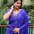 BLUE BANDHANI SILK SAREE