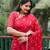RED BANDHANI SILK SAREE