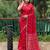RED BANDHANI SILK SAREE