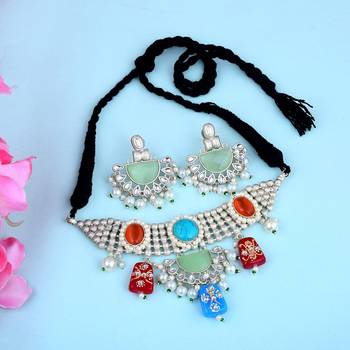 Multicolor Silver Plated Necklaces 1