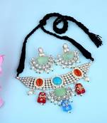 Multicolor Silver Plated Necklaces