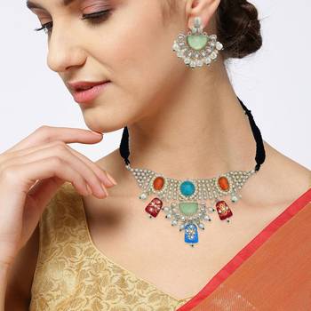 Multicolor Silver Plated Necklaces 2