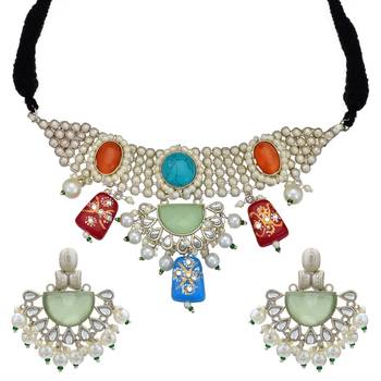 Multicolor Silver Plated Necklaces 4