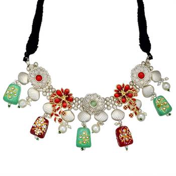 Multicolor Silver Plated Necklaces 3