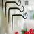 ecofynd 4 Pack Metal Wall Hook Hanging Plant Bracket Decorative Straight Plant Hanger for Pots, Bird Feeders, Planters