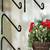 ecofynd 4 Pack Metal Wall Hook Hanging Plant Bracket Decorative Straight Plant Hanger for Pots, Bird Feeders, Planters