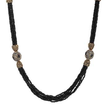 Runjhun Black Tanjore Beads Jaipuri Exclusive High-Quality Trendy Traditional Necklace 2