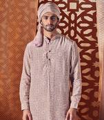 Fawn & White Kurta Sets