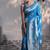 Ethnic And Rich Looking Sky Blue Colour Dola Silk Saree Designed With Heavy Wevon Designer