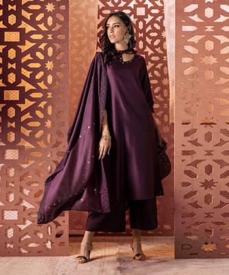 CHOCO Chanderi kurta with pant and dupatta 1