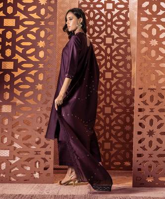 CHOCO Chanderi kurta with pant and dupatta 3