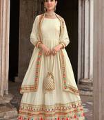 Beautiful Heavy Anarkali Suit For Party Wear With Heavy Work