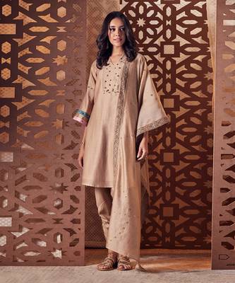 FAWN Chanderi Kurta with salwar 2
