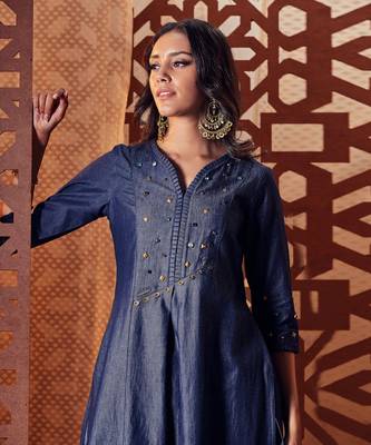 Blue Kurta Sets 3