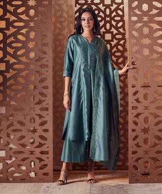 Green Kurta Sets 1