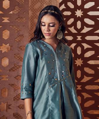 Green Kurta Sets 4