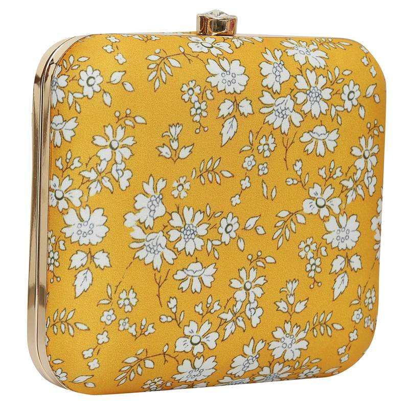 Worthy Enterprises Clutch for Womens & Girls (YELLOW)