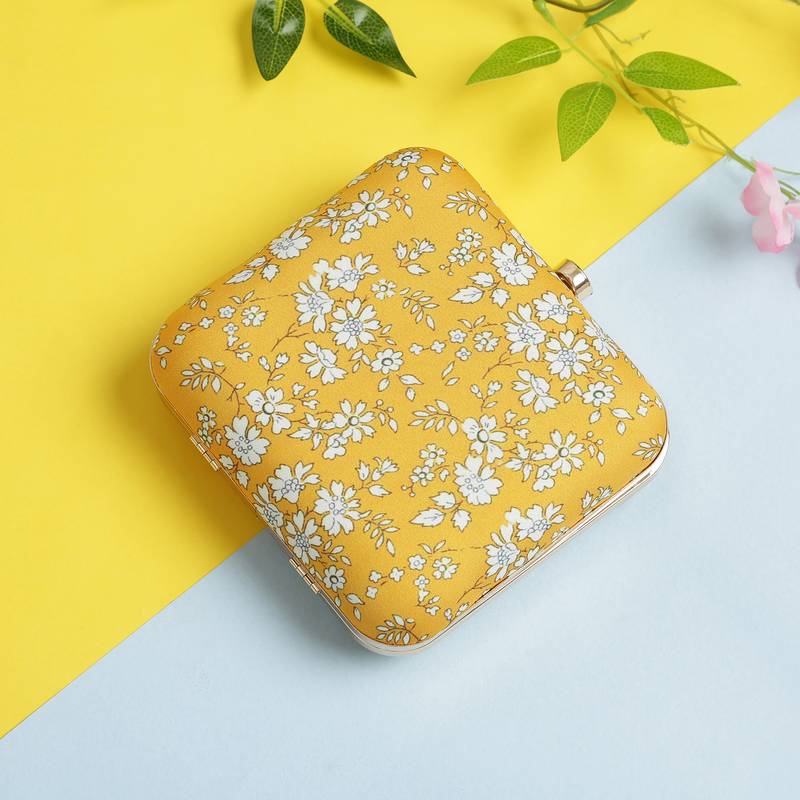 Worthy Enterprises Clutch for Womens & Girls (YELLOW)