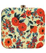 Worthy Enterprises Printed Clutch for Womens & Girls (FLOWERS)