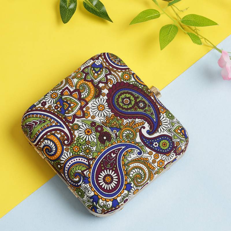 Worthy Enterprises Printed Clutch for Womens & Girls