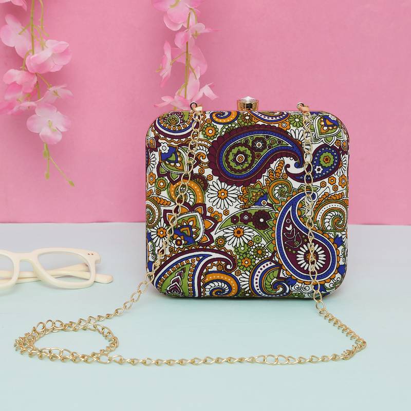 Worthy Enterprises Printed Clutch for Womens & Girls