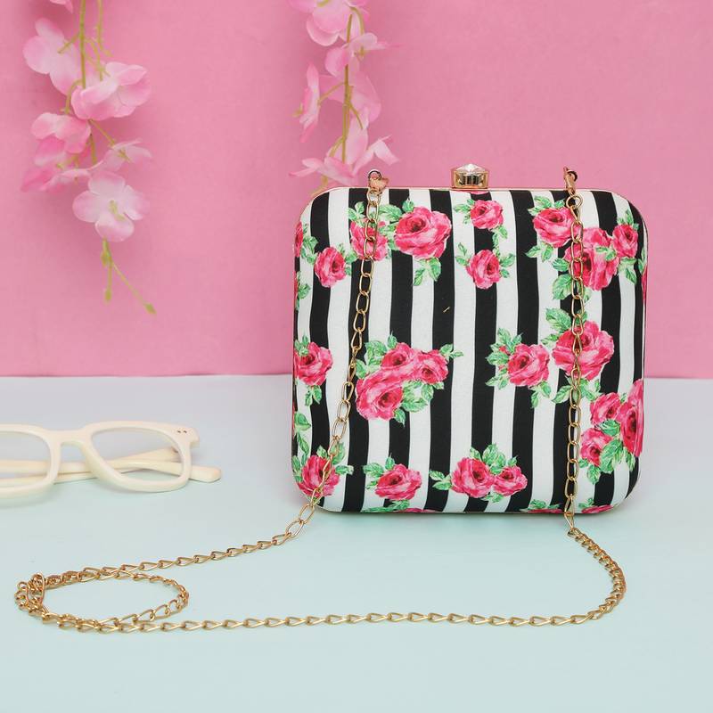 Worthy Enterprises Printed Clutch for Womens & Girls