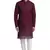 Maroon printed georgette kurta with churidar pajama