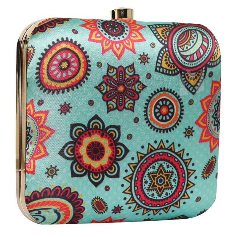 Worthy Enterprises Printed Clutch for Womens & Girls