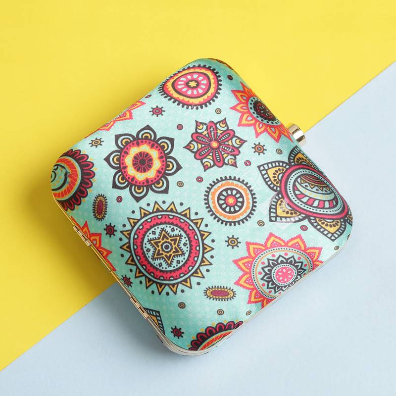 Worthy Enterprises Printed Clutch for Womens & Girls